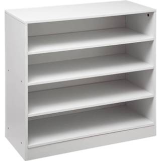 👉 Schoenenkast wit spaanplaat 4goodz 4-laags Voor 16 Paar - 30x67,5x68 Cm 6013923436416