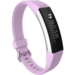 👉 Siliconen lavendel paars Smartphoneclip - Bandje Voor Fitbit Alta (Hr) 7110533889591