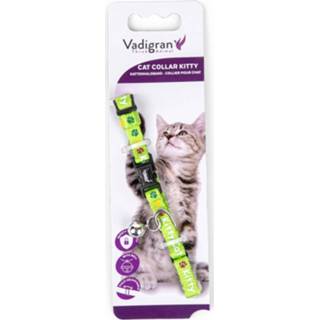 👉 Halsband groen Dierenbenodigdheden Vadigran Kat Kitty Cat 16-25cmx8mm 5411468165876