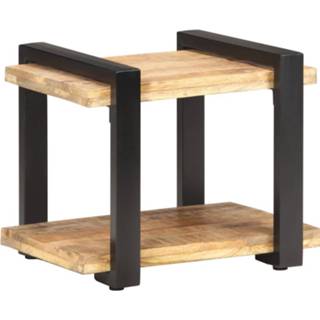 👉 Nachtkastje hout bruin mannen Vidaxl 50x40x40 Cm Ruw Mangohout 8720286070352