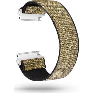 👉 Watch zwart goud nylon Smartphoneclip - Bandje Voor Galaxy Active (2) 8720254257204