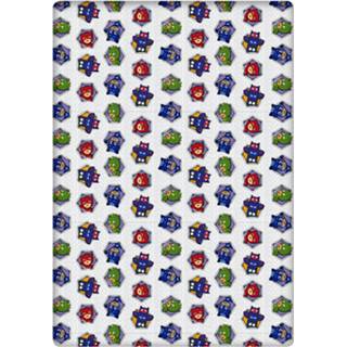 👉 Hoeslaken katoen multikleur Pj Masks Hexagon - Eenpersoons 90 X 200 Cm Flanel 5425039186160