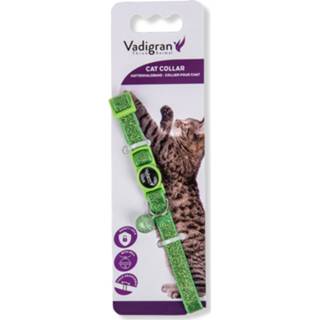 👉 Halsband groen Dierenbenodigdheden Vadigran Kat Glitter 20-30cmx10mm 5411468165791