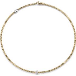 👉 Halsketting active Fope gioielli 18 karaats bi-color collier met diamant