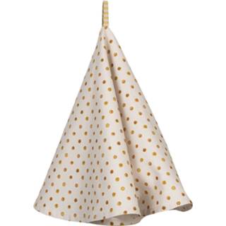 👉 Theedoek beige katoen Clayre & Eef Lel48 Ø 80 Cm - Vaatdoek 8717459771970