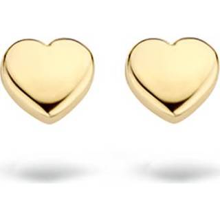 👉 Oorbel active Blush 14 karaats geelgouden oorsieraden hartjes 7245ygo