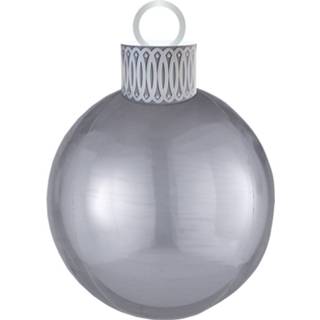 👉 Kerstbal zilver zilverkleurig Orbz 38 X 50 Cm Folie 26635404082