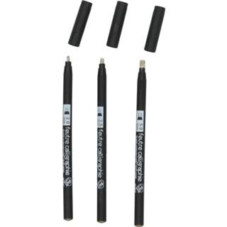 👉 Stift goud goudkleurig 4goodz 3-delige Set Kalligrafeer Stiften - 6013922715796