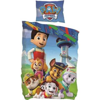 👉 Dekbedovertrek katoen Paw Patrol Crew - 135 X 200 Cm 5425039180755