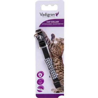 👉 Halsband zwart Dierenbenodigdheden Vadigran Kat Loop 20-30cmx10mm 5411468165890