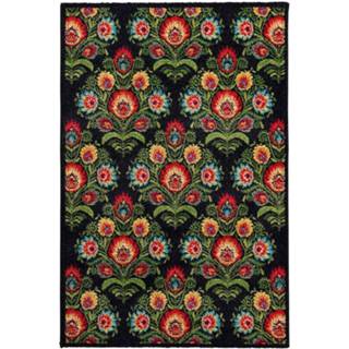 👉 Vloerkleed Modern Folk antracite 67x130cm