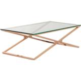 👉 Salontafel rose goud active Flavio gold 130x70x41cm 5902117056763