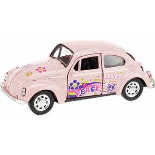 👉 Dag crème staal Toi-toys Auto Volkswagen Beetle Peace 10,5 Cm 8720585013715