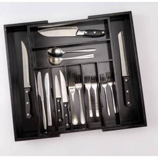 👉 Bestekbak bamboe multikleur Decopatent® Uitschuifbaar - Besteklade 7 Vaks -> 90165151730