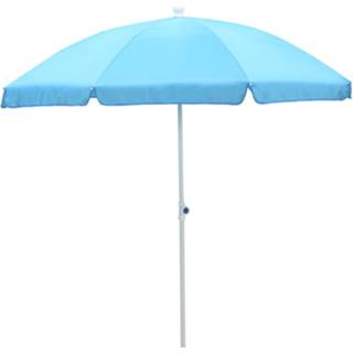 👉 Parasol blauw Garden Impressions Zandvoort Beach Ø200 - Licht 8713002505542