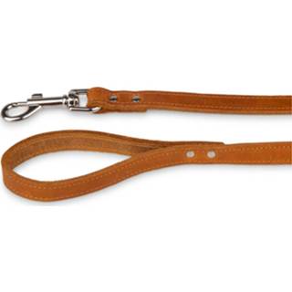 👉 Leder Dierenbenodigdheden Vadigran Leiband Geolied Cognac 100cmx18mm M-l 5411468162110