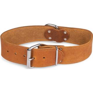 👉 Halsband leder large XXL Dierenbenodigdheden Vadigran Geolied Cognac 75cmx50mm 5411468162011