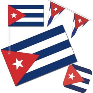 👉 Versiering pakket Feestartikelen Cuba - Landen Thema Decoratie Cubaanse Vlag 8719538534278