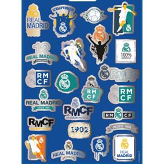 👉 Stickervel blauw vinyl Real Madrid Stickervellen Junior 21,5 Cm 300 Stuks 5205698407376