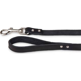 👉 Zwart leder Dierenbenodigdheden Vadigran Leiband Hond Geolied 100cmx18mm M-l 5411468162097