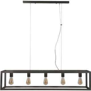 👉 Industriële hanglamp zilver Zijlstra Marley 5-lichts 8719322367853