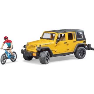 👉 Bruder Jeep Wrangler Rubicon Unlimited Met Mountainbiker (02543) 4001702025434