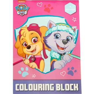 👉 Kleurboek roze karton papier Toi-toys Paw Patrol Junior Karton/papier 8711851998003
