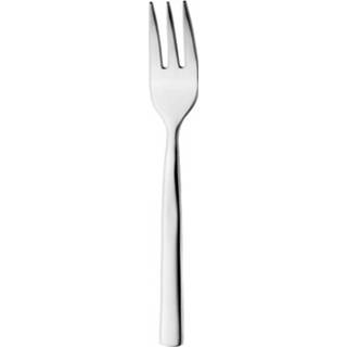 👉 Zilver staal RVS zilverkleurig 12-delige Evita Cakevorkenset, - Roestvrij Berghoff Essentials Line 5413821089379