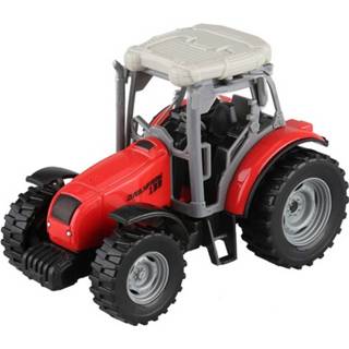 👉 Rood kunststof Dutch Farm Tractor 1:32 8712051057507