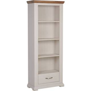 👉 Boekenkast spaanplaat Beliani Kingston Vezelplaat 34 X 70 Cm 4251682238380