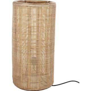 👉 Tafellamp bamboe Van Der Leeden Fijn Geweven - (D)30 X (H)60 Cm 8714763303439