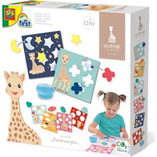 👉 Meisjes kleurrijk SES Creativ e® Sophie la girafe - sticking shapes 8710341144951