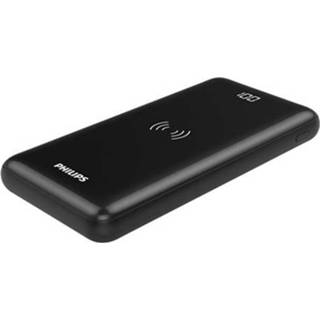 👉 Powerbank zwart Philips Dlp1011q/00 - 10000mah Qi 2 Usb-poorten Power Delivery 4895229103801