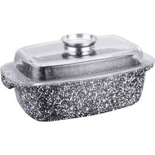 👉 Braadpan gietijzer zwart Klausberg Kb-7365 - Met Deksel 4,5l 5902666613653