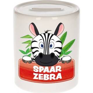 👉 Spaarpot kinderen Kinder met zebra print 9 cm