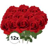 👉 Kunstbloemen roos rood 37 cm