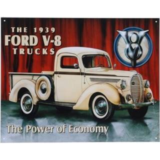 👉 Garage decoratie plaat Ford V-8