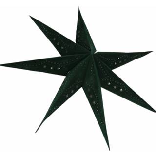 👉 Papieren active groen Kerst sterren 60 cm type 1 / sterretjes
