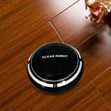 👉 2 in 1 oplaadbare vloer veegrobot Stofvanger Intelligente auto-inductie Vloer veegrobot Stofzuiger (zwart)