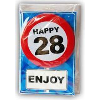 👉 Verjaardagskaart active 28 jaar