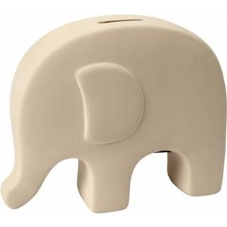 👉 Spaarpot active wit Hobby olifant zelf inkleurbaar 14 x 16 cm
