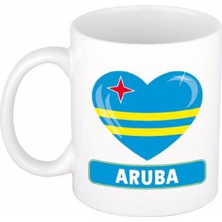 👉 Beker active I love Aruba mok / 300 ml