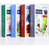 👉 Fotoalbum active 6 inch 200 vellen zonder verpakking Eenvoudige dunne film (bloem 2 kleuren gemengde levering) 6922927917664
