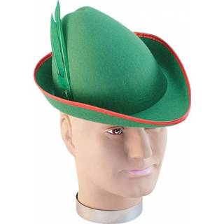Groene Robin Hood hoed