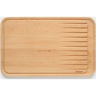 👉 Houten snijplank beukenhout large crème Brabantia Profile Voor Vlees, - 8710755260704