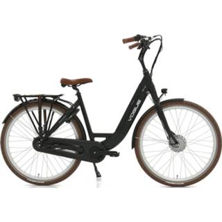 👉 Elektrische stadsfiets zwart aluminium vrouwen Vogue Mestengo 28 Inch 49 Cm Dames 8v Rollerbrake 8717853993015