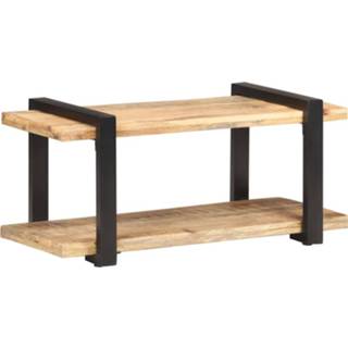 👉 Hout bruin mannen Vidaxl Tv-meubel 90x40x40 Cm Ruw Mangohout 8720286070383