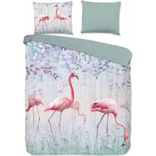 👉 Goodmorning Dekbedovertrek Pinky -Lits-jumeaux (240 X 200/220 Cm)