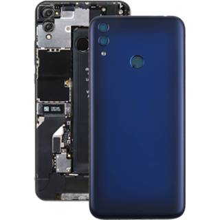 👉 Batterij achterkant met zijschermen voor Huawei Honor 8C (blauw)