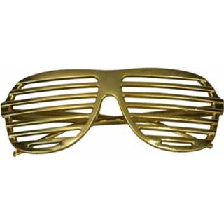 👉 Lamellen bril gouden active brillen